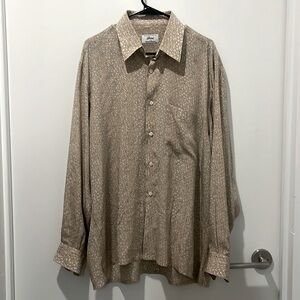 BRIONI - Silk LS Shirt - SIZE L